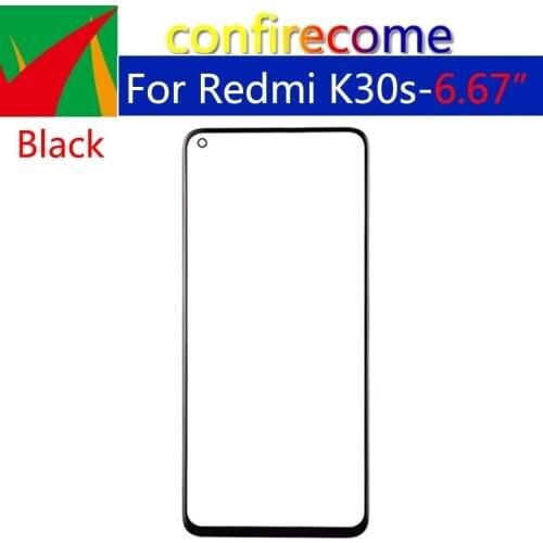 10Pcs\Lot For Xiaomi Redmi K30s Touch Screen Front Glass Panel LCD Outer Lens Replacement