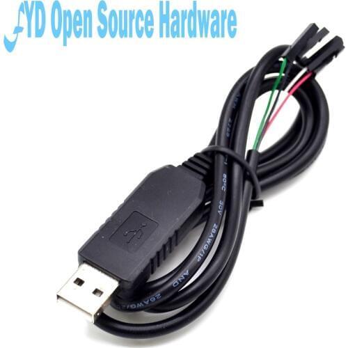 1pcs PL2303 PL2303HX USB to UART TTL Cable module 4p 4 pin RS232 Converter in stock