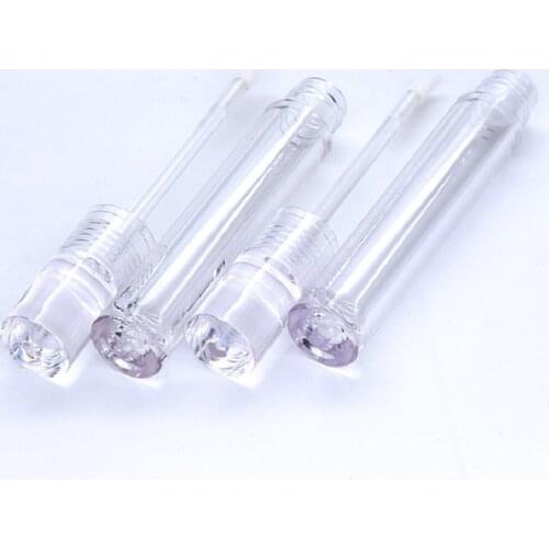 5.5ml Clear Lip Gloss Tube With Wand Round Plastic Cosmetic Container Packaging Bottle Empty Lipgloss Refillable Tubes 50/100pcs