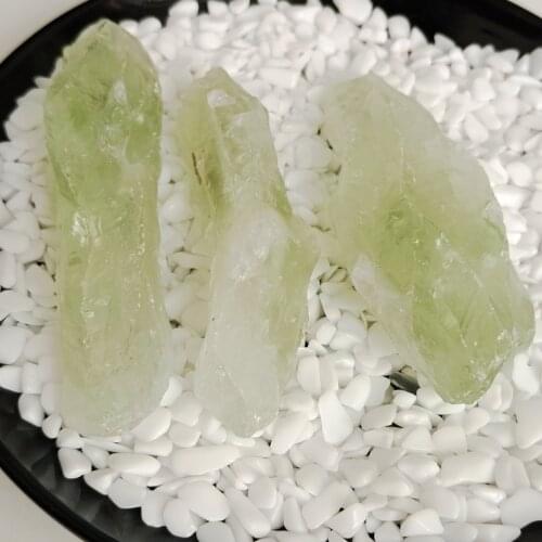 1pc Natural Raw Green Crystal Rough Irregular Stone Mineral Specimen Healing Crystal