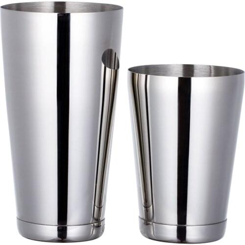 Hot sell Stainless steel Professional bartender bar tools Cocktail shaker Tin on Tin