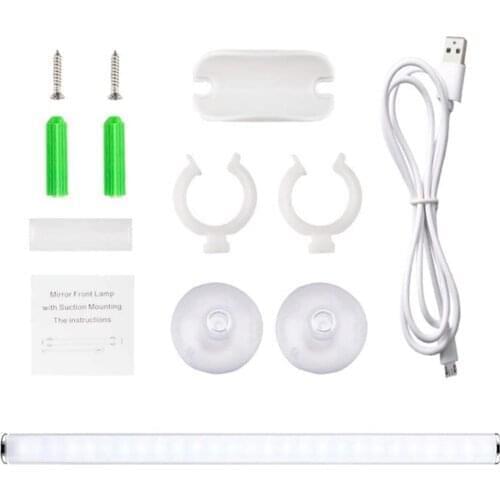 Wireless Mirror Front Lamp Multifunctional Touch Switch LED Light Bar for Kitchen Bathroom Bedroom TUE88