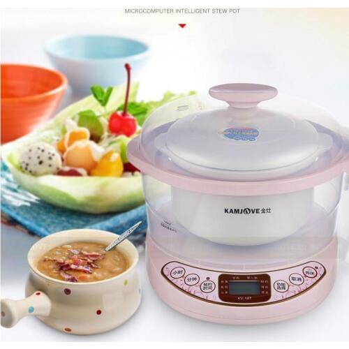 Microcomputer Water barrier White porcelain Electric cookers Soup Appointment timing mini stewing pot slow cooker cooker