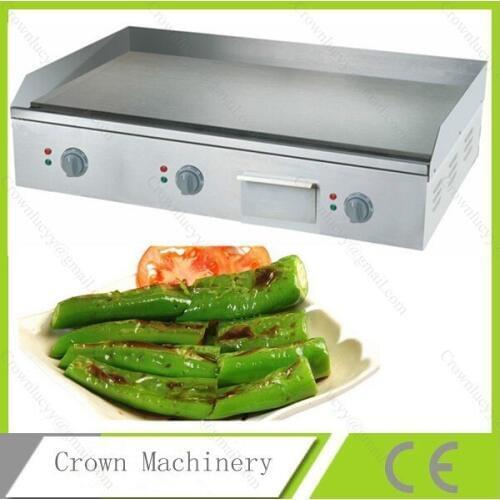 There burner Flat CE commercial table electric griddle