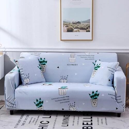Shaped Sofa Cover Stretch Sectional Couch Cover Washable Modern Fashion Elastic Tight Wrap for Living Room Home Decoration