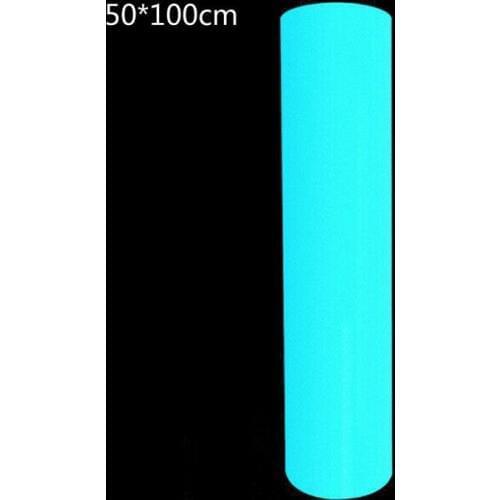 Glow in The Dark PU Heat Transfer Vinyl Luminous T-Shirt Press Paper Sheet Iron on Print Pattern Noctilucent Art Crafts