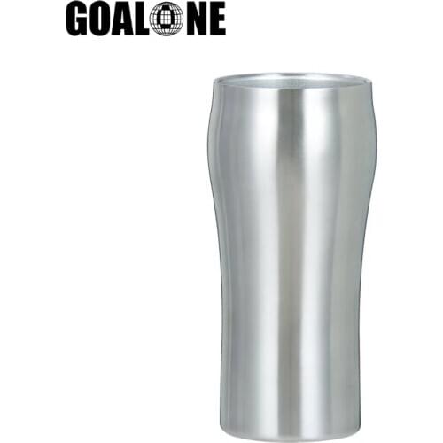 GOALONE 430ml Beer Tumbler Stainless Steel Double Wall Vacuum Insulated Mug Creative BPA Free Beer Mug Water Bottle for Birthday