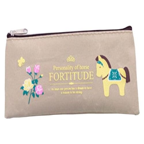 12pcs Creative Little Canvas Pencil Case Large Capacity Kawaii Pencilcase Kid Gifts Pencil Bag School Stationery Wholesale