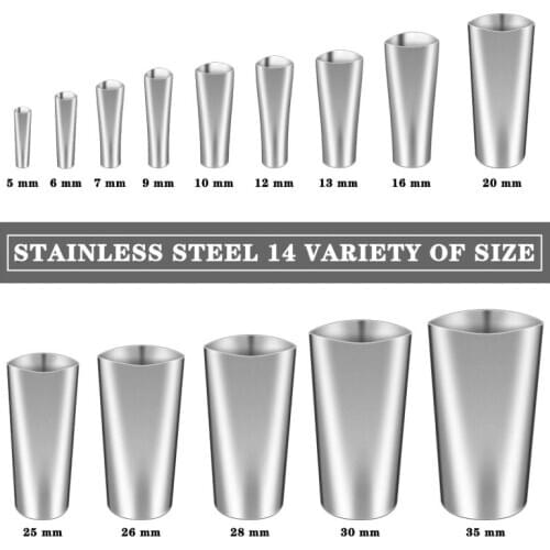 Perfect Caulking Finisher, 14Pcs Caulk Nozzle Applicator, Caulking Tool Reusable Sealant Finishing Tools, Stainless Steel Sealan