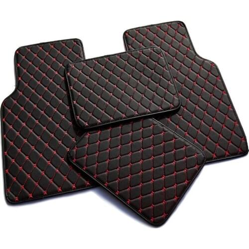 Leather General Car Floor Mats for Lincoln all models Navigator MKC MKS MKT MKX MKZ car styling auto accessories
