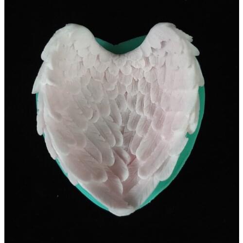 Wings angel modelling silicon soap mold fondant Cake decoration mold large number wholesale Handmade soap mold NO.:SO382