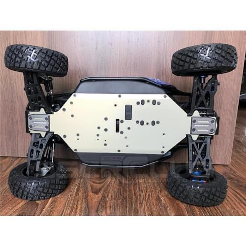 Metal chassis plate for ASSOCIATED AE Nomad DB8