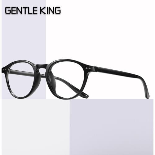 GENTLE KING Women Anti Blue Ray Eyeglasses Fashion Glasses Men Computer Glasses Gaming Goggles Transparent Eyewear Frame UV400