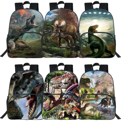 Dinosaur Backpack Men Travel Bags T. Rex Cosplay Knapsack Boy Girl School Bag Student Bags Women Double Layer Rucksack Mochila