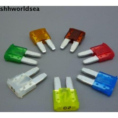 Shhworldsea free choosen 14pcs from Micro2 mini 8mm fuse ATR Automotive Fuses 5A 7.5A 10A 15A 20A 25A 30A