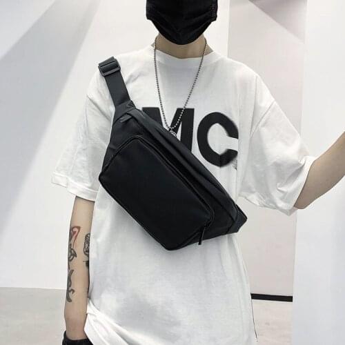 Sports Chest Bag Men Waist Bag Outdoor Phone Pouch Nylon Unisex Pillow Pouch Crossbody Bags Waist Pack Fashion Male Fanny Pack