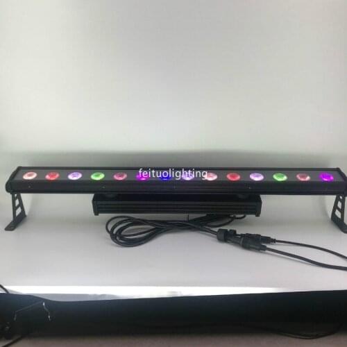 10pcs/lot High Brightness 14x15w IP65 Outdoor LED Wall Washer Lighting RGBWA UV 6IN1 Dot Flood Light DMX Bridge Wall Washer
