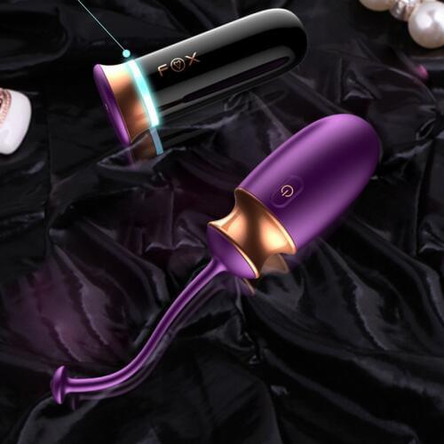 FOX Wireless Remote Control Heating Vibrating Egg Waterproof 10 mode Vibrators Adult Toys Sex Products For Women Masturbator