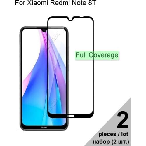 Protective Glass For Xiaomi Redmi Note 8T Full Coverage Tempered Glass For Xiaomi Redmi Note 8T