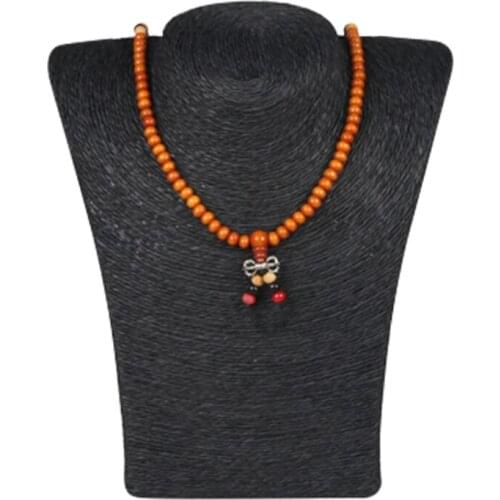 Woman Rope Mannequin Bust Jewelry Display Stand Shelf Holder Necklace Bust Stand