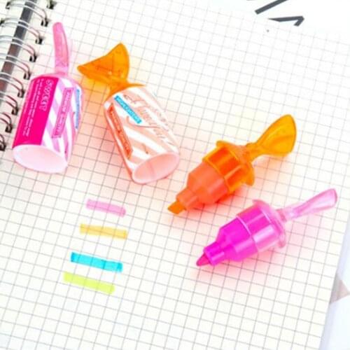 0.5mm Cute Novelty Candy Color Ink Pen Cartoon Sweet Colored Pen Office School Stationery Supplies Students Children Gift