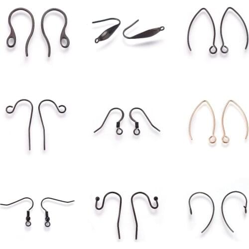 10Pcs 304 Stainless Steel French Earrings Hooks Ear Wires Earring Dangles For Women Girl Ladies DIY Jewelry Findings Accessories