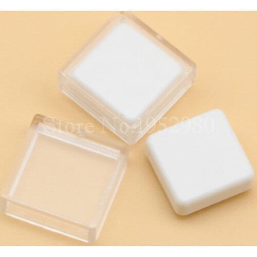 200 Set/Lot A66 Square Tactile Switch Button Caps Multicolor High 3.1MM with Transparent Cap ( for 6*6*7.3 Omron Switch )