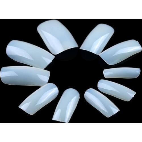 500PCS Full cover DIY false nail tips seamless plate artificial nail shield sticker as beauty nail art manicure decoration