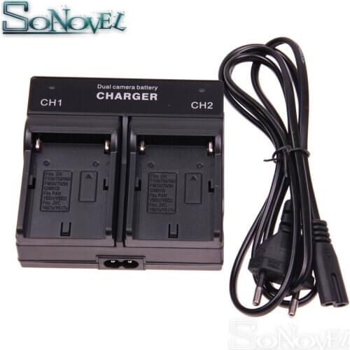 Dual Channel Battery Charger for SONY NP-FW50 A6500 A6300 A6100 A6000 A5100 A5000 A7S A7 II A7RII RX10 III NEX-5R NEX6 NEX7 NEX3
