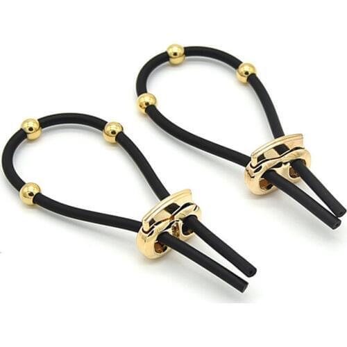 Electric Shock DIY Silicone Penis Rings Electro Shock Cockring Stimulation Accessories Sex Toys For Men