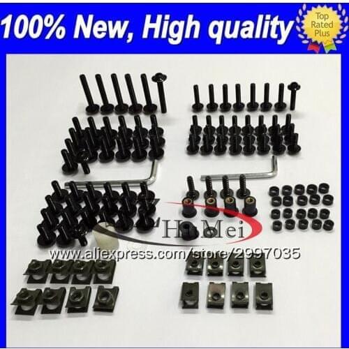 Fairing bolt full bolts kit For KAWASAKI NINJA ZX10R ZX 10R 04 05 ZX 10 R 04-05 ZX-10R 2004 2005 05 Windscreen screw screws Nuts