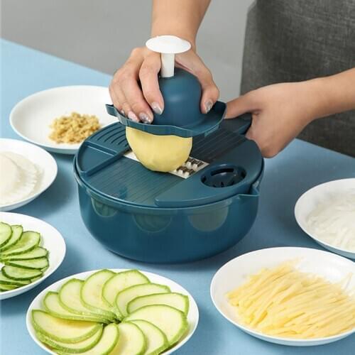 Multi-function rotary grater vegetable shredded potato machine vegetable grater manual cabbage kitchen knife kitchen tool new
