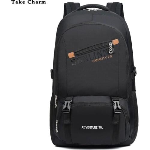 Mens Backpack Quality High-capacity Nylon Waterproof Outdoor Travel Mountaineering Bag Couple Backpack Youth Luggage Bags Trend