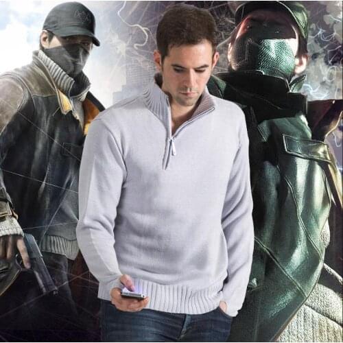 Mens Casual Sweater Zipper Stand Collar Knitted Highneck Sweaters Autumn Winter Cotton Thick Pullover High Quality S-3XL