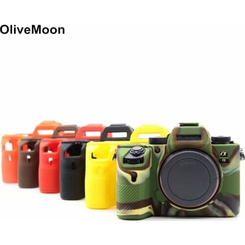 Soft Silicone Rubber Camera Body Case Cover For Sony A9 A7RIII A73 A7RII A72 A6000 A5100 A5000 A6300 A6500 RX100III IV IIV