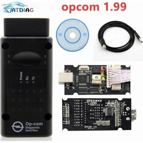 Newest OPCOM V1.95 V1.70 V1.78 V1.99 firmware A++ quality OP-COM For Opel Diagnostic-tool OP COM with real pic18f458 Free ship