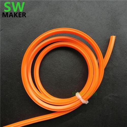 Orange 20 30 series 6mm flat seal PVC for aluminum profile soft Slot Cover/Panel CNC C-Beam machine Creality 3D printer