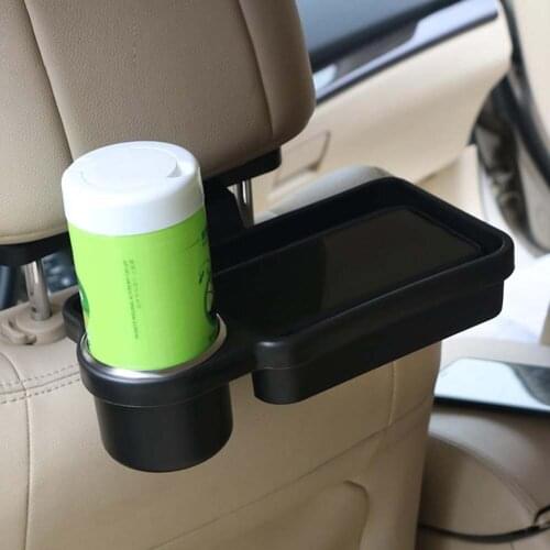 Auto Drink Food Cup Tray Car Back Seat Table Folding Interior Water Coffee Holder Stand Desk