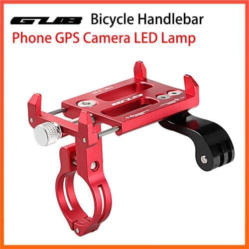 GUB G-88 Bicycle Handlebar Rack for Phone GPS Camera LED Lamp Mount Width Adjustable CNC Alloy Anodized Support Bracket
