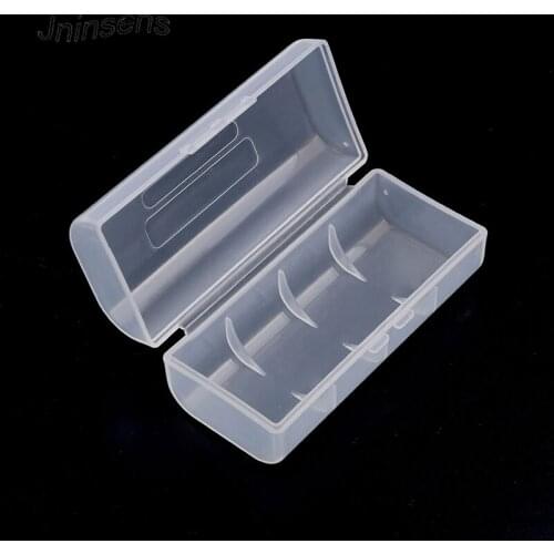 Transparent Clear Plastic Case Holder Battery Storage Box For 1 X 26650 Rechargeable Battery Storage case