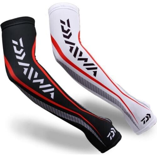 1 Pair Summer UV Sun Protection Arm Sleeves for Fishing Running Cycling Sports Riding Cooling Arm Warmers Sleeves Cover