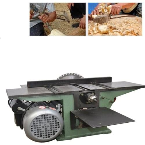 Woodworking Planing Table Saw Multifunction Desktop Planer Drilling Machine Plane Saw Drill Triple With Backing Electric Planer