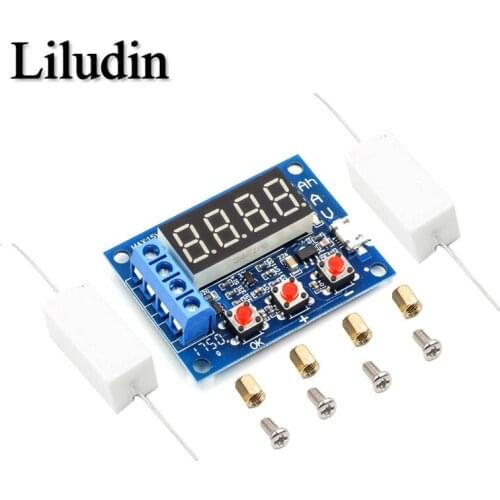 ZB2L3 Battery Tester LED Digital Display 18650 Lithium Battery Power Supply Test Resistance Lead-acid Capacity Discharge Meter