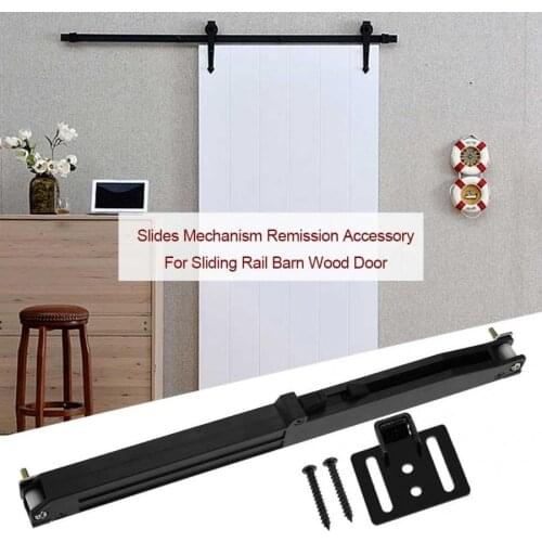 1Set Door Slide Damper Soft Close Mechanism Furniture Remission Accessory for Guide Rail Barn Wood Hot Sale Hardware Buffer