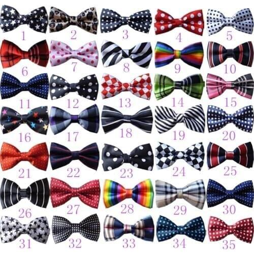 1000pcs/lot Children plaid Bowtie/rainbow color kids Tuxedo General Party Neckties Butterfly Bowtie