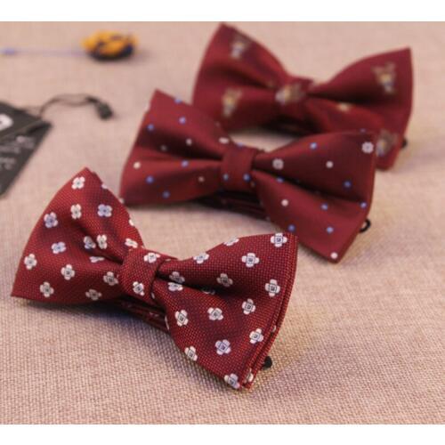 14color Mens fashion designers bowtie print floral jacquard red bow ties high-end for men wedding 1200needle 300pcs/lot fedex