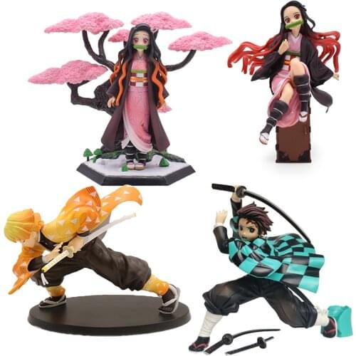 15-20cm Anime Figure Demon Slayer Sakura Kamado Nezuko PVC Action Toy Kimetsu no Yaiba GK Statue Adult Collectible Model Gift