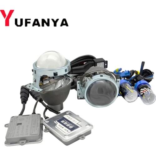 3 inch Q5 car styling bixenon Projector Lens with 55W AC xenon kit for d2h xenon bulb H4 car model hid retrofit free shipping