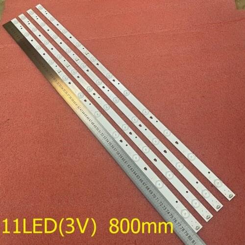 4pcs/set 11LED LED backlight strip for MTV-4128LTA2 LT-40C540 LSC400HN01 LT-40E71(A) LED40D11-ZC14-03(B) 01 01(A) 30340011209