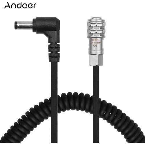 Andoer Photography Blackmagic Pocket Cinema Camera 4K (BMPCC 4K) Camcorder Locking DC Power Cable Wire Accessories